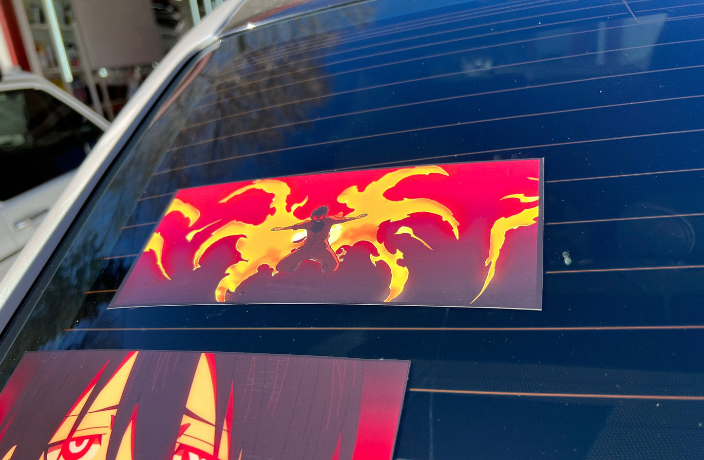 Shinra Slap Sticker, Waterproof, anti-fading, Perfect for cars, laptops, windows and more! Fire Force ANIME