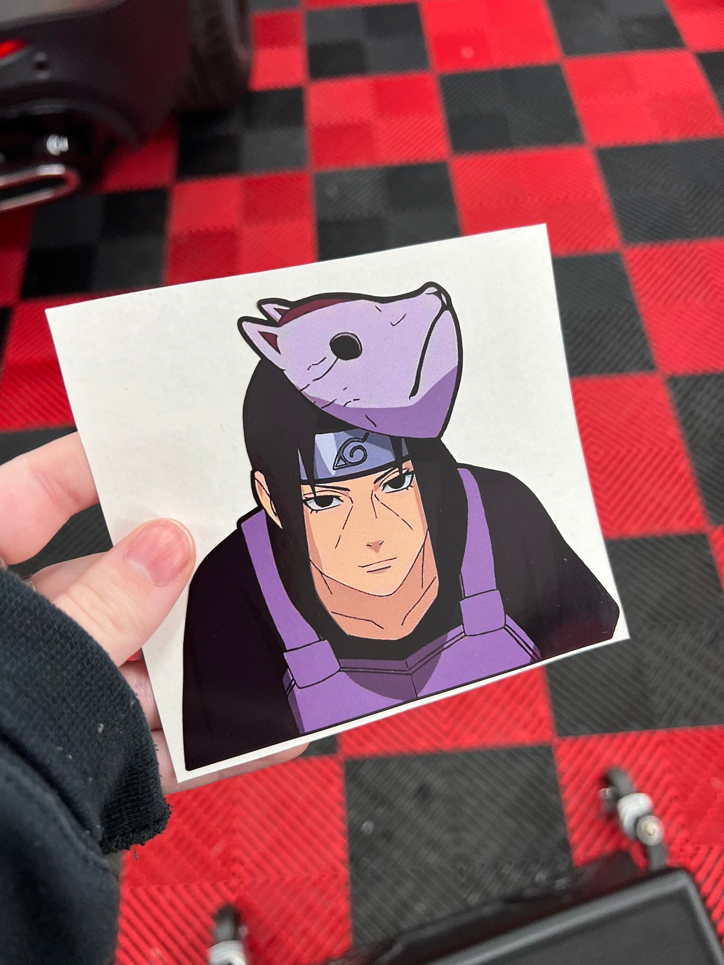 Itachi Anbu Mask Sticker, Waterproof, anti-fading, Perfect for cars, laptops, windows and more! Naruto Shippuden