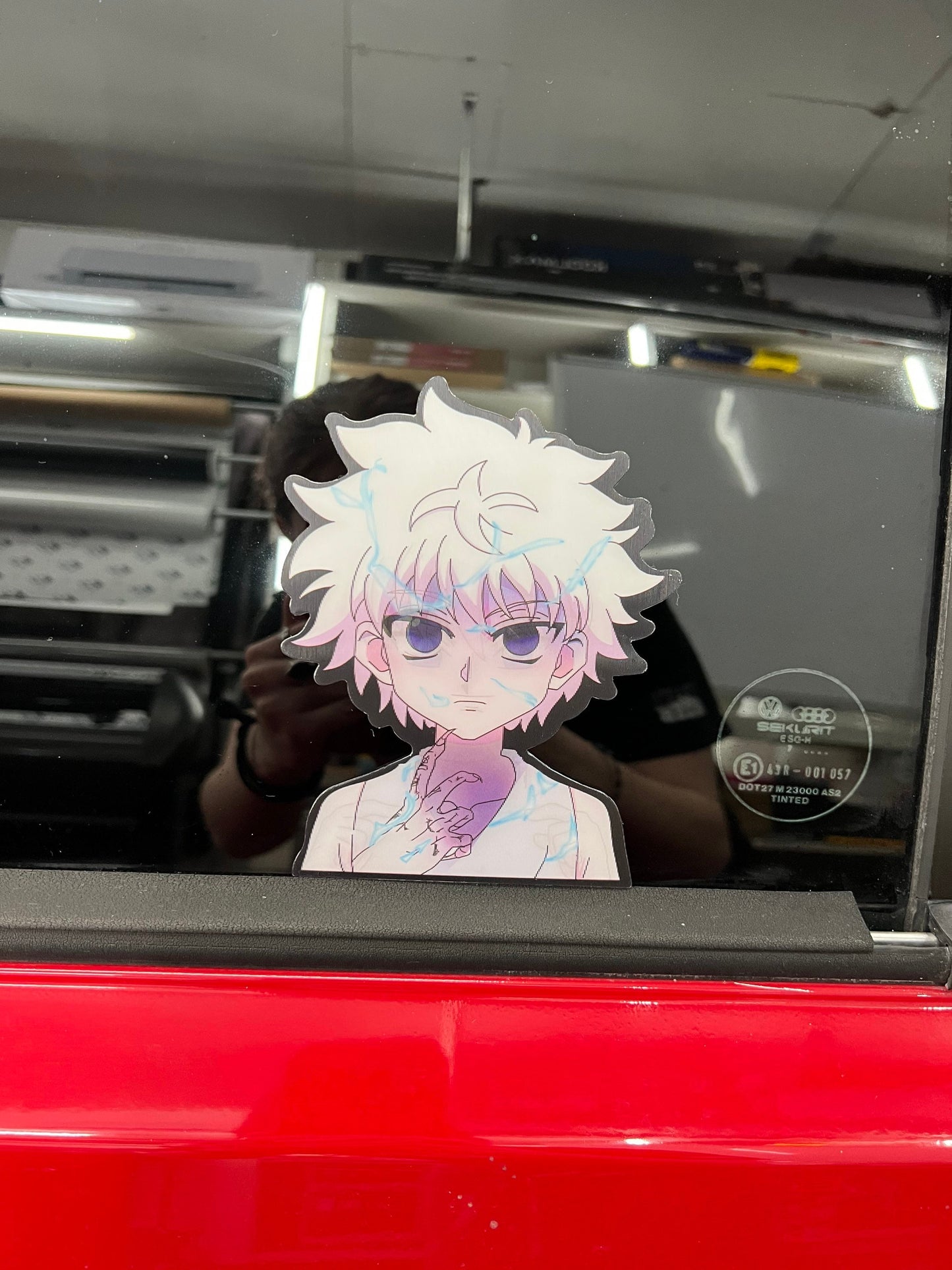 Killua Motion Sticker, Waterproof, anti-fading, Perfect for cars, laptops, windows and more! Hunter x Hunter