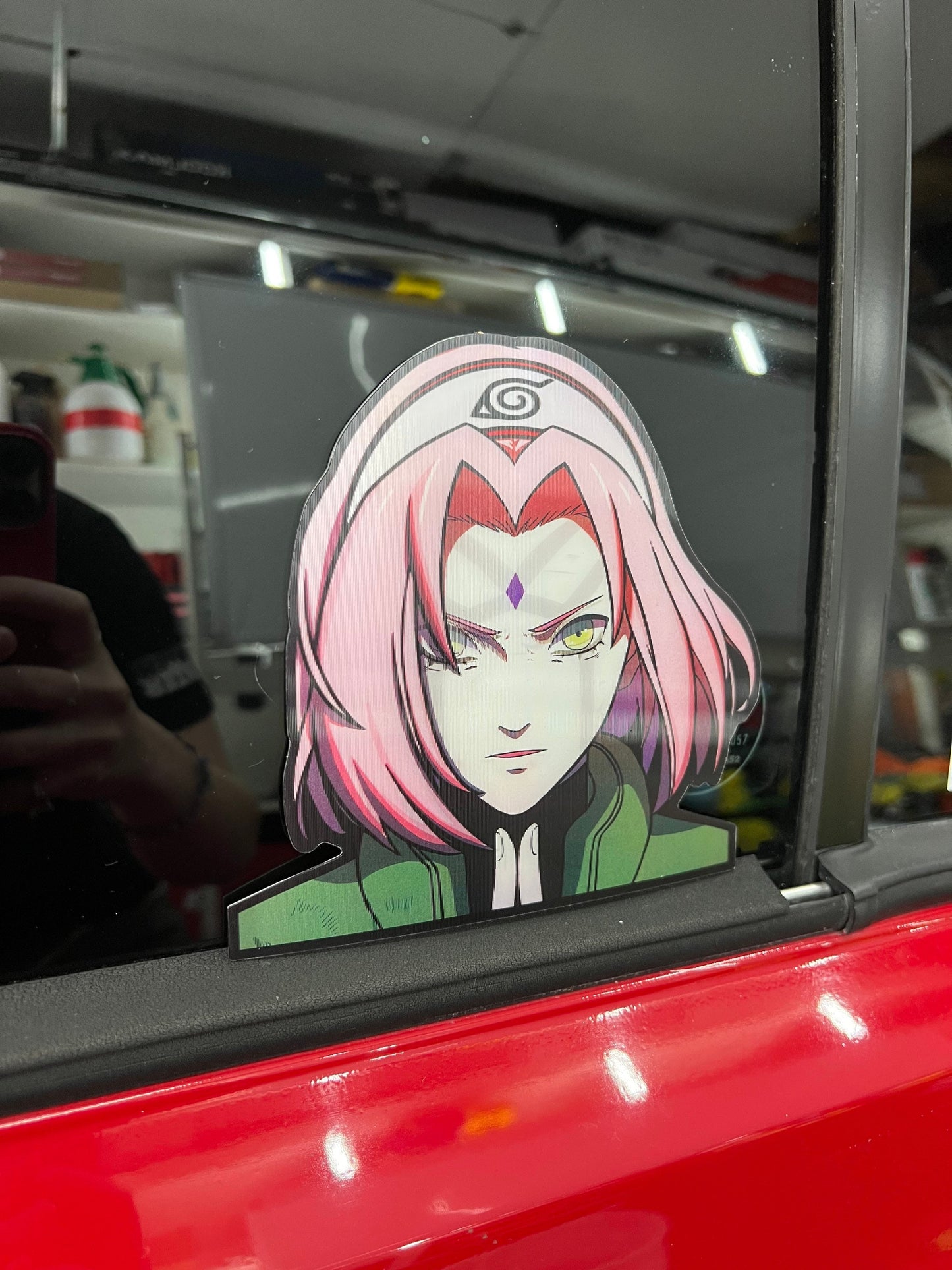 Sakura Motion Sticker, Waterproof, anti-fading, Perfect for cars, laptops, windows and more! Naruto Shippuden