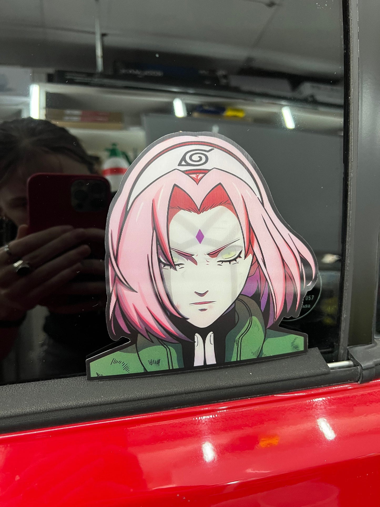 Sakura Motion Sticker, Waterproof, anti-fading, Perfect for cars, laptops, windows and more! Naruto Shippuden