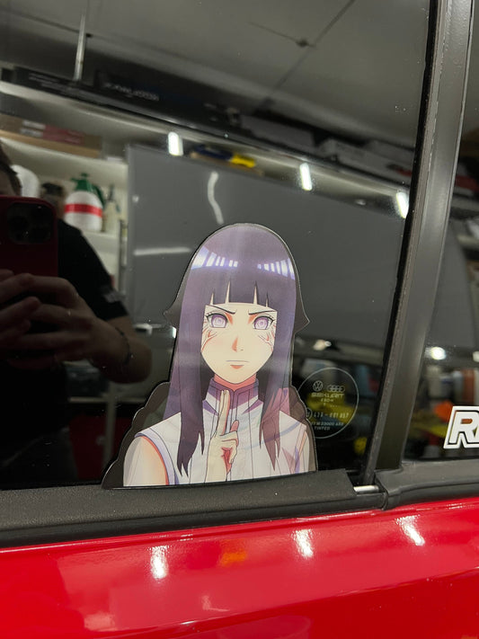 Hinata Motion Sticker, Waterproof, anti-fading, Perfect for cars, laptops, windows and more! Naruto Shippuden