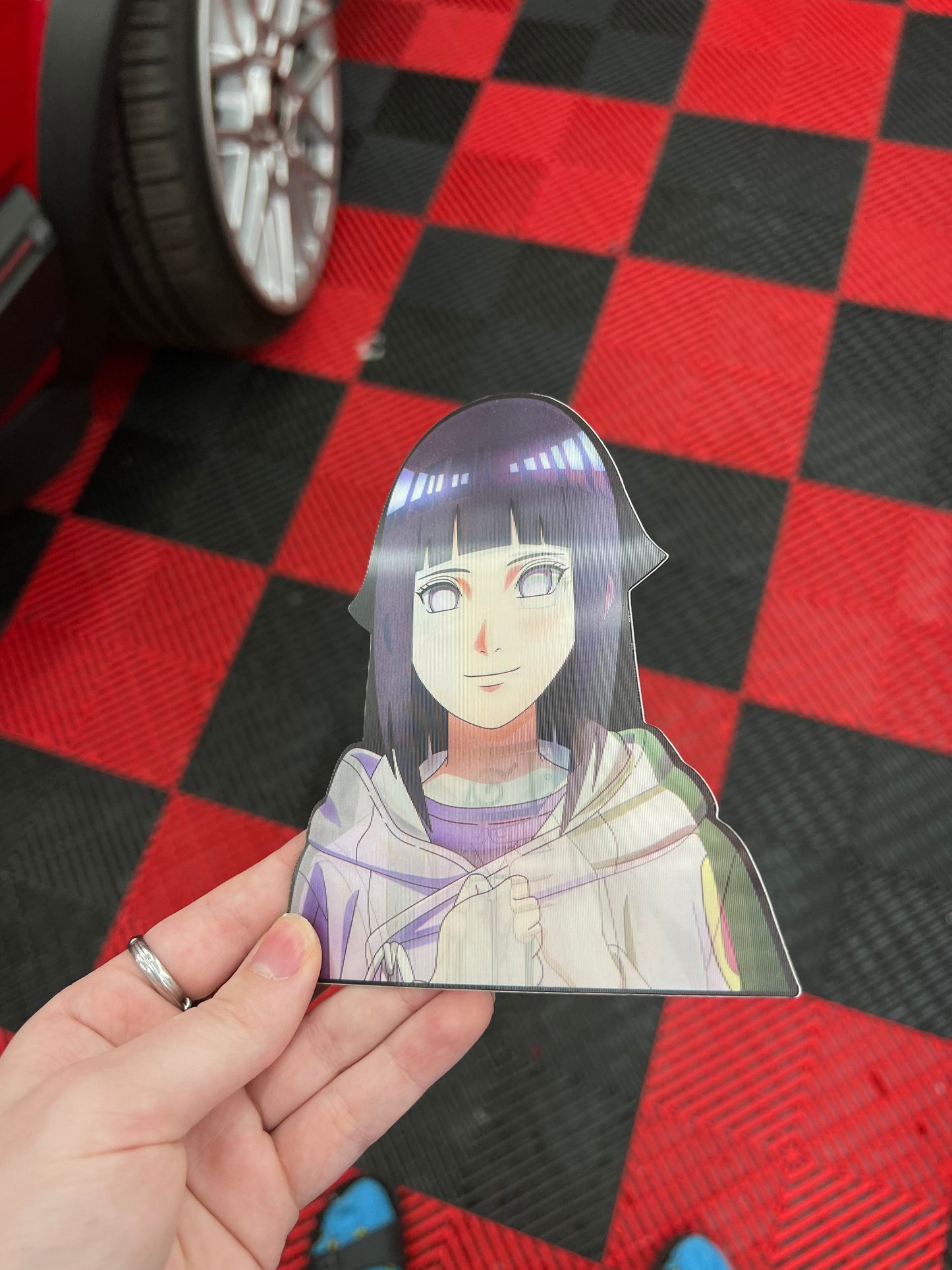 Hinata Motion Sticker, Waterproof, anti-fading, Perfect for cars, laptops, windows and more! Naruto Shippuden