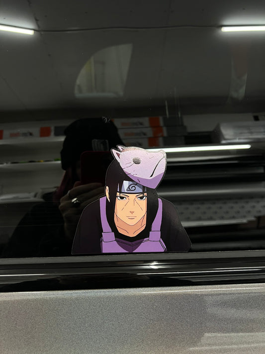 Itachi Anbu Mask Sticker, Waterproof, anti-fading, Perfect for cars, laptops, windows and more! Naruto Shippuden