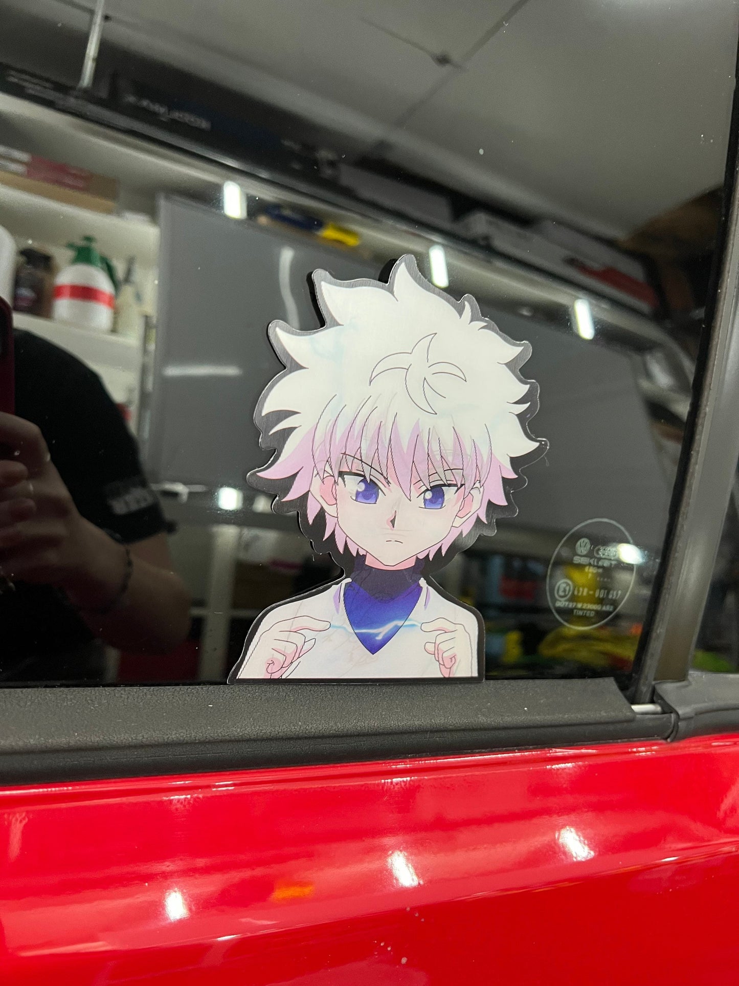 Killua Motion Sticker, Waterproof, anti-fading, Perfect for cars, laptops, windows and more! Hunter x Hunter