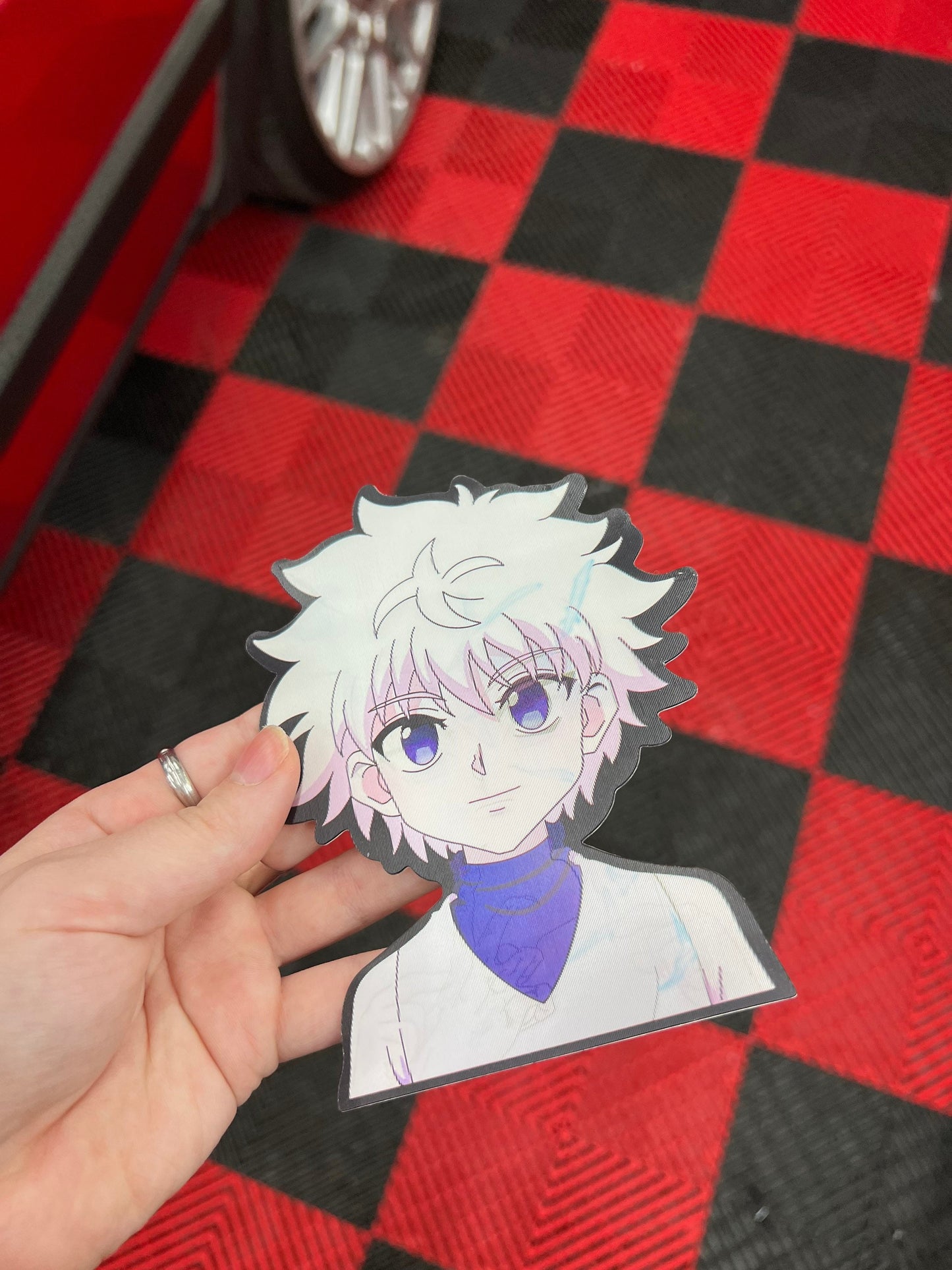 Killua Motion Sticker, Waterproof, anti-fading, Perfect for cars, laptops, windows and more! Hunter x Hunter