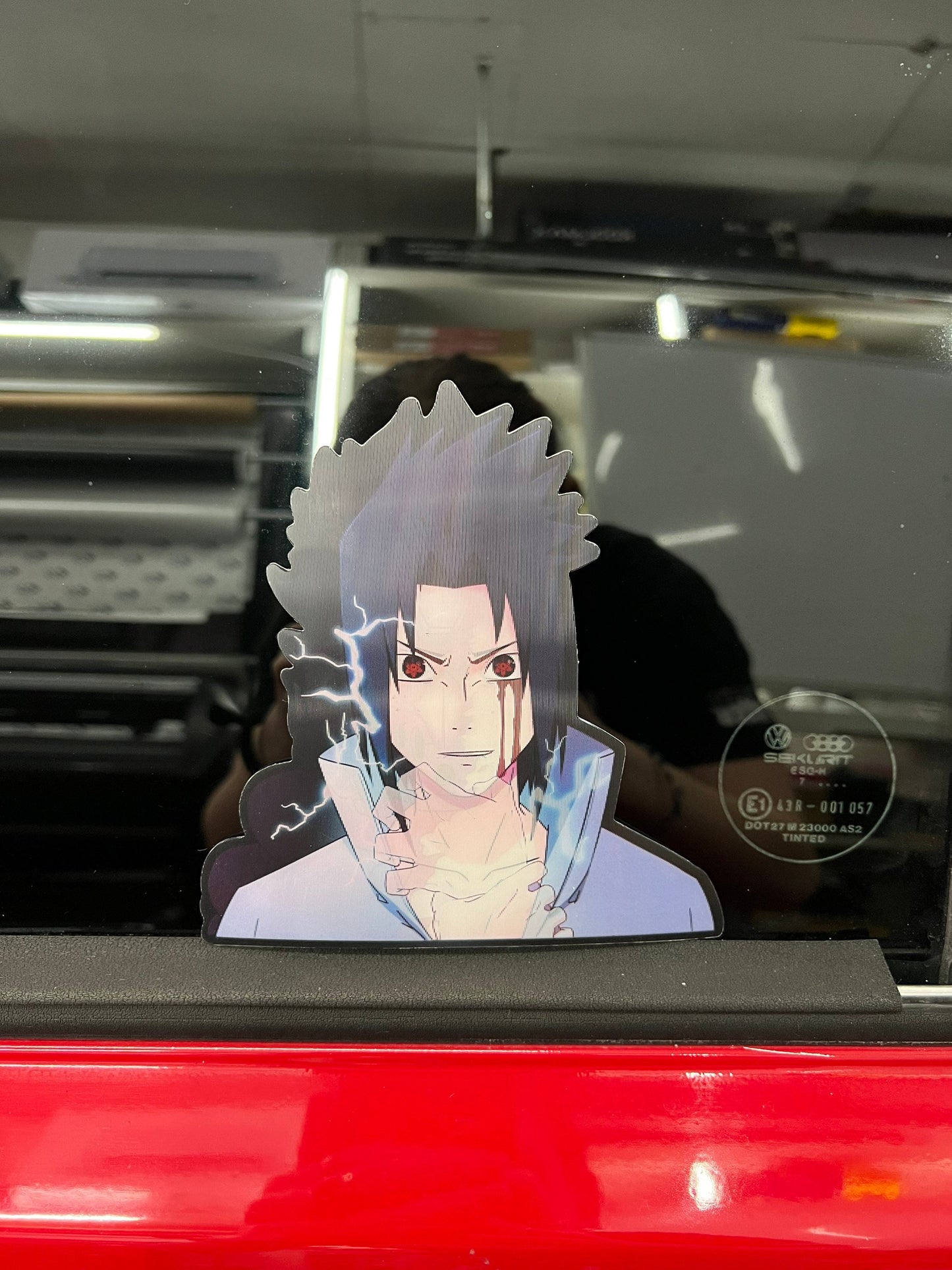 Uchiha Sasuke Motion Sticker, Waterproof, anti-fading, Perfect for cars, laptops, windows and more! Naruto Shippuden