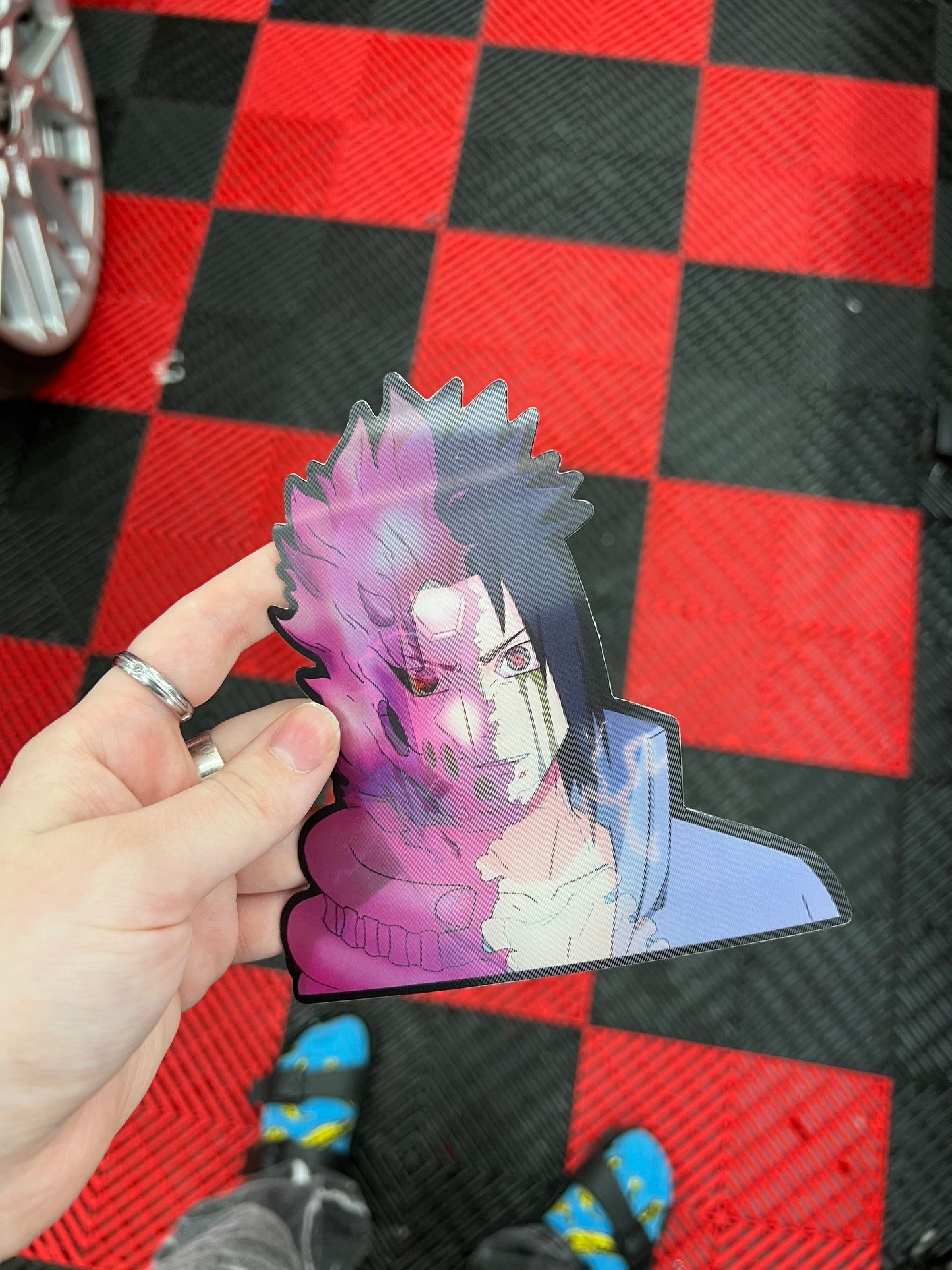 Uchiha Sasuke Motion Sticker, Waterproof, anti-fading, Perfect for cars, laptops, windows and more! Naruto Shippuden