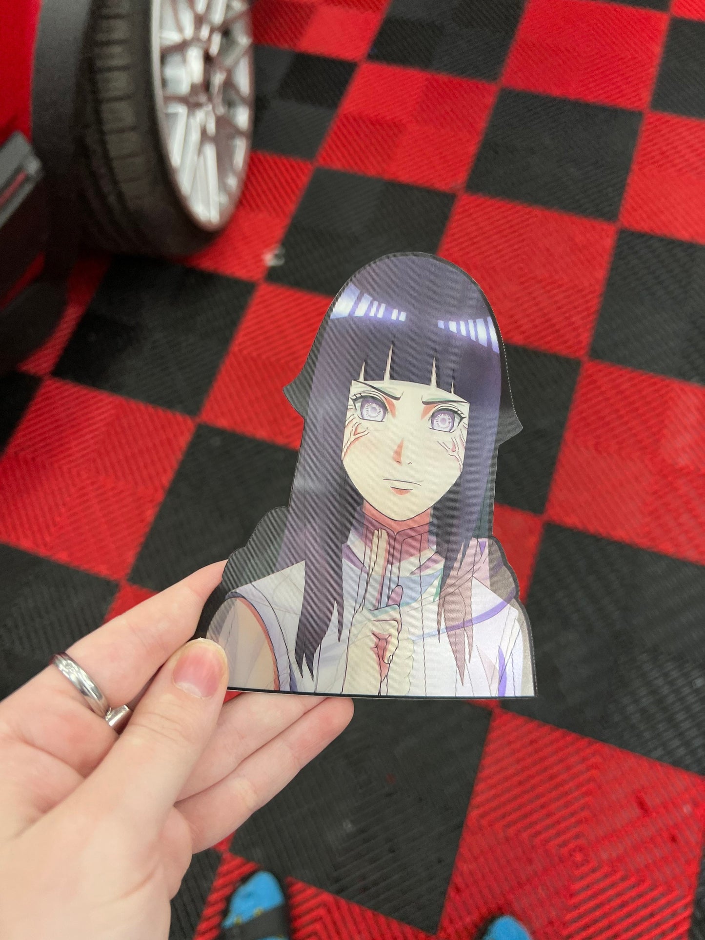 Hinata Motion Sticker, Waterproof, anti-fading, Perfect for cars, laptops, windows and more! Naruto Shippuden