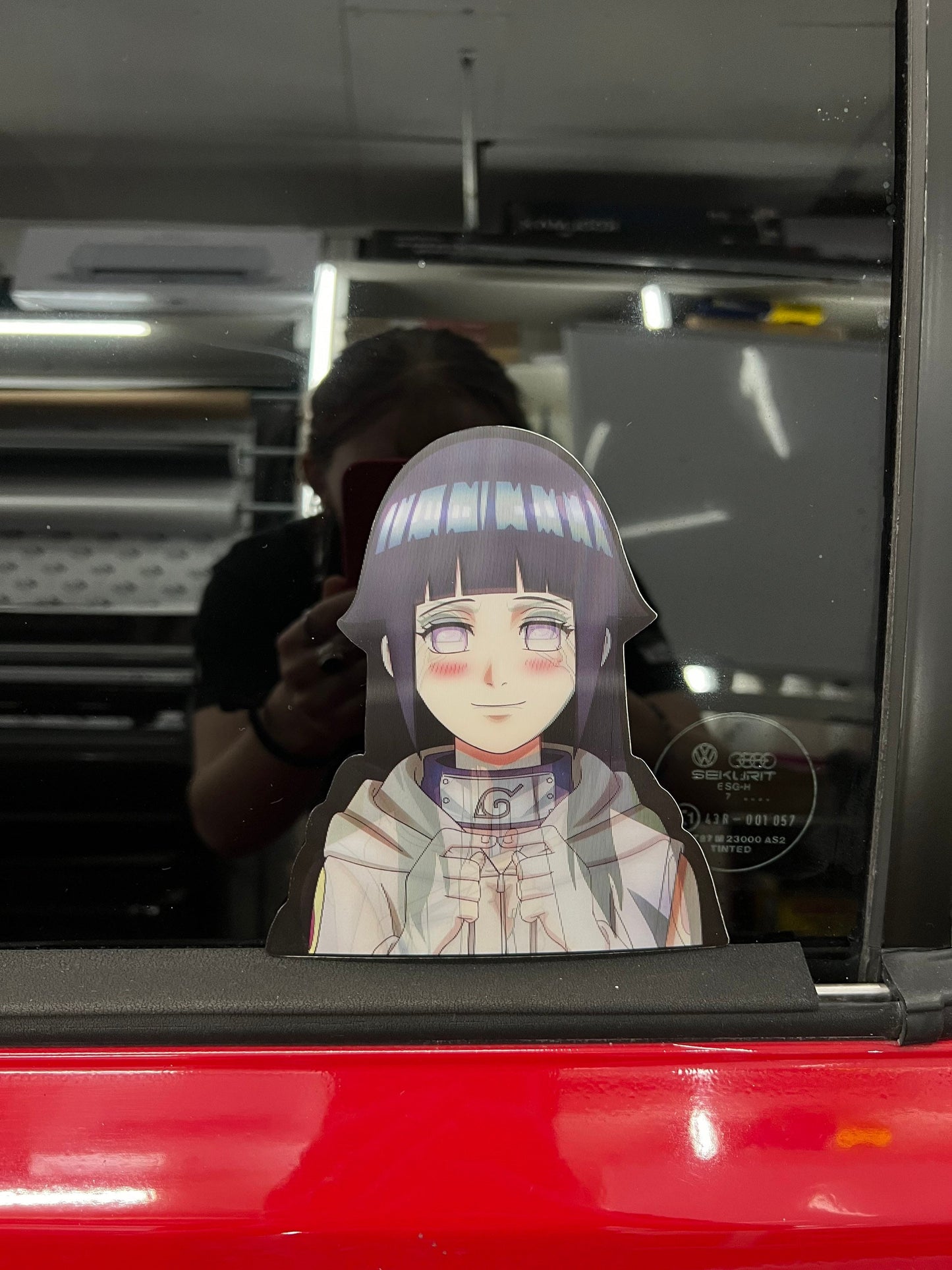 Hinata Motion Sticker, Waterproof, anti-fading, Perfect for cars, laptops, windows and more! Naruto Shippuden