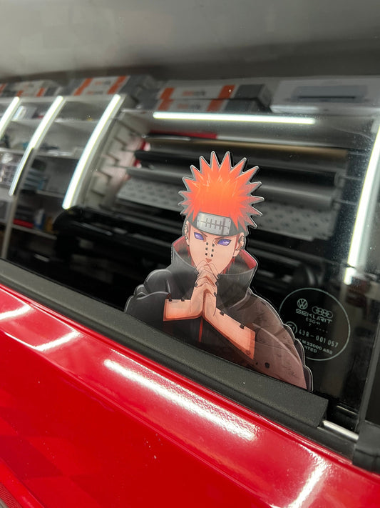 Pain Akatsuki Motion Sticker, Waterproof, anti-fading, Perfect for cars, laptops, windows and more! Naruto