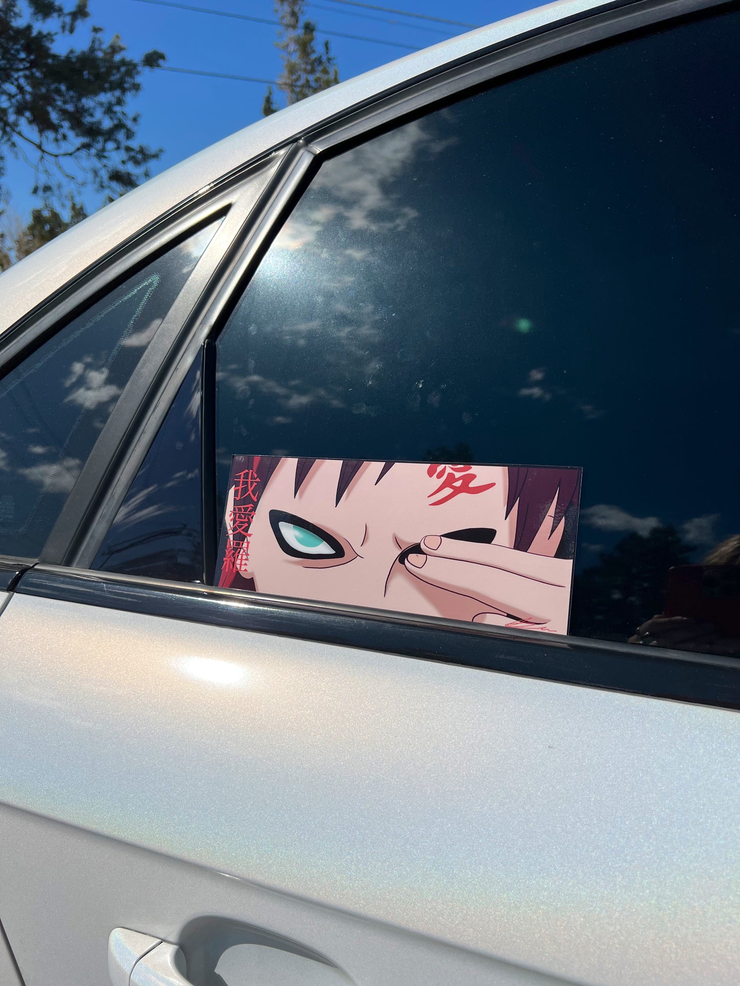 Gaara Slap Sticker, Waterproof Perfect for cars, mugs, decor, High Quality Premium Sticker Naruto Shippuden