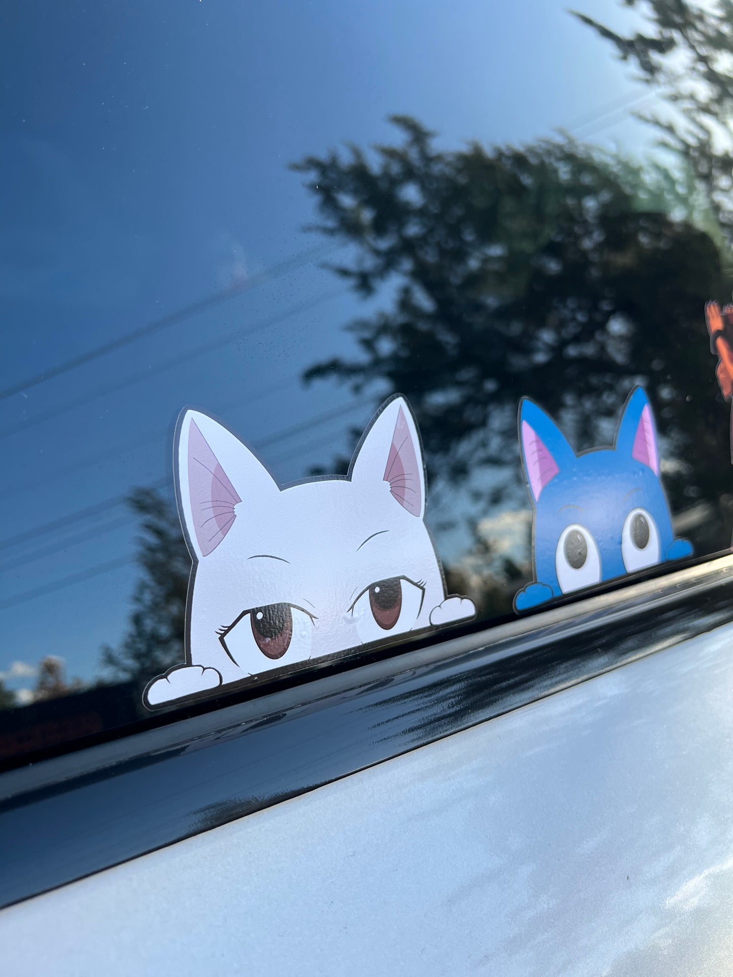 Charlé Peeker Sticker, anime car Sticker, Waterproof, anti-fading, Perfect for cars, laptops, windows, Fairy Tail anime