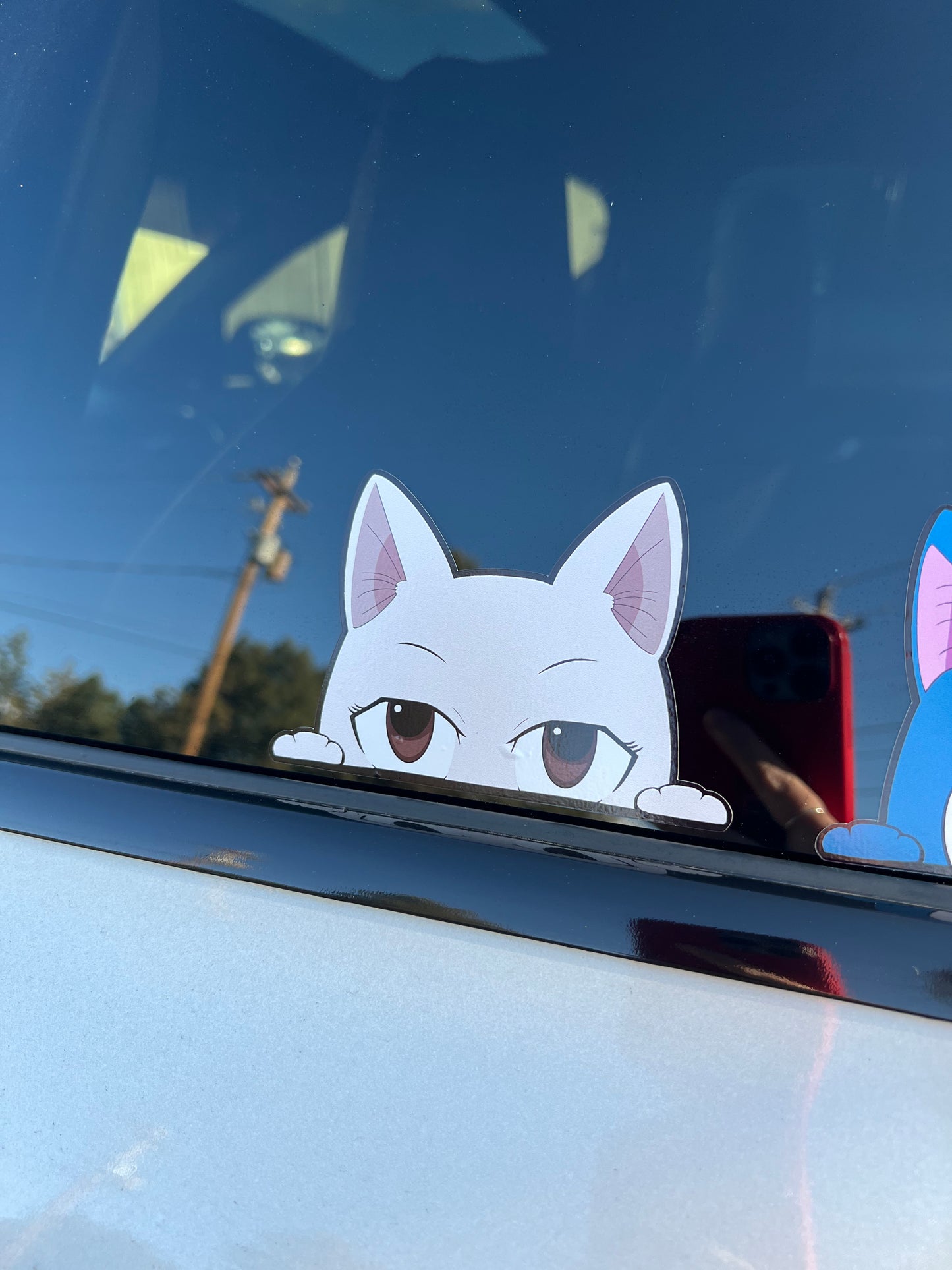 Charlé Peeker Sticker, anime car Sticker, Waterproof, anti-fading, Perfect for cars, laptops, windows, Fairy Tail anime